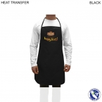 Promotional Twill Imported Bib Apron, 28x31, Heat Transfer Or Blank