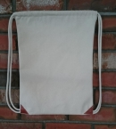 Promotional 13.5" X 18" Cotton Canvas Cinch Bag